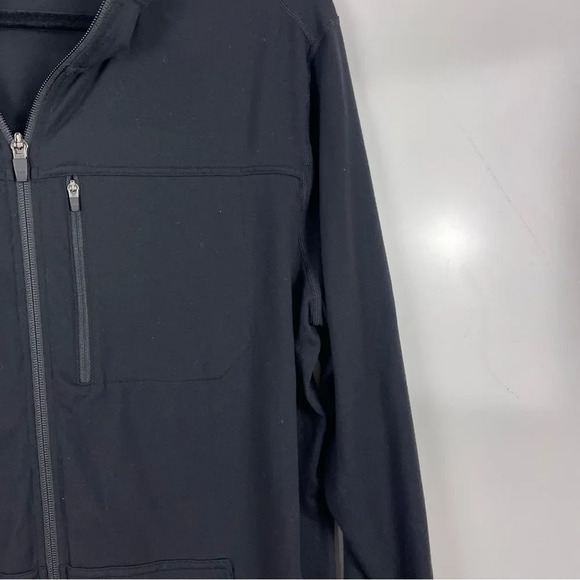 Prana Black Zip Up Lightweight Jacket Women's Size Large - Picture 9 of 9